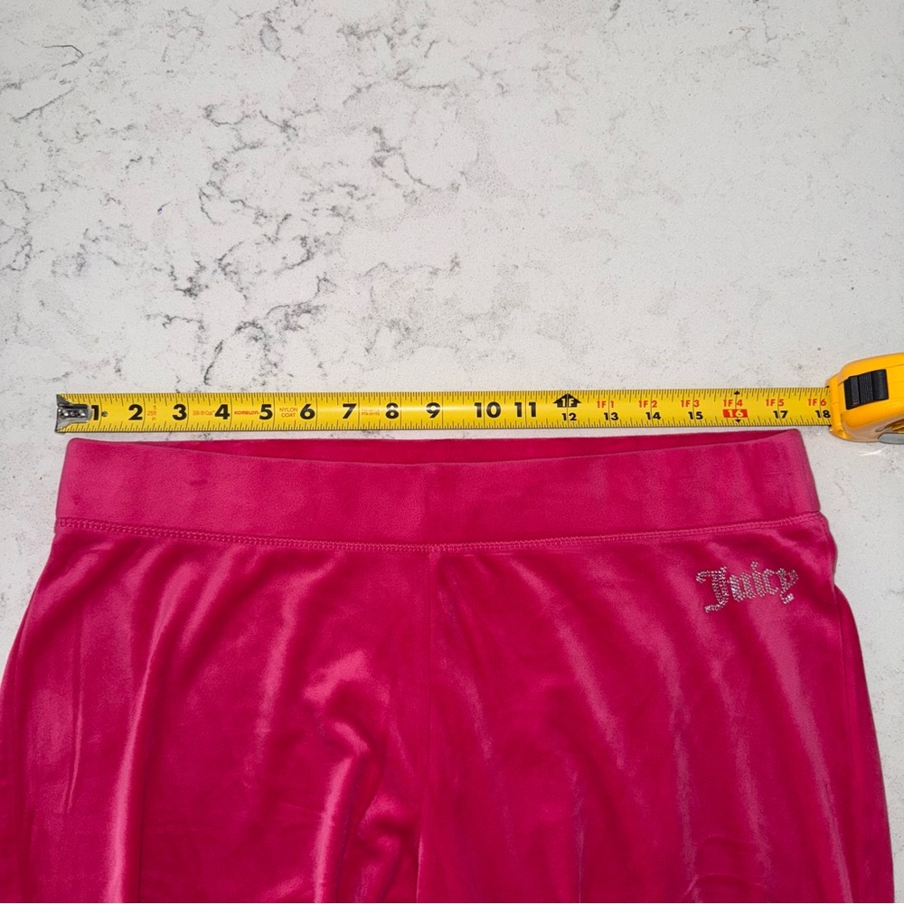 NWOT-Juicy Couture Pink Classic Velour Pant Women’s XL - Picture 6 of 10